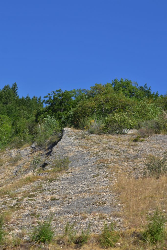 Rencurel - Falaise fossile de l'Espace naturel sensible