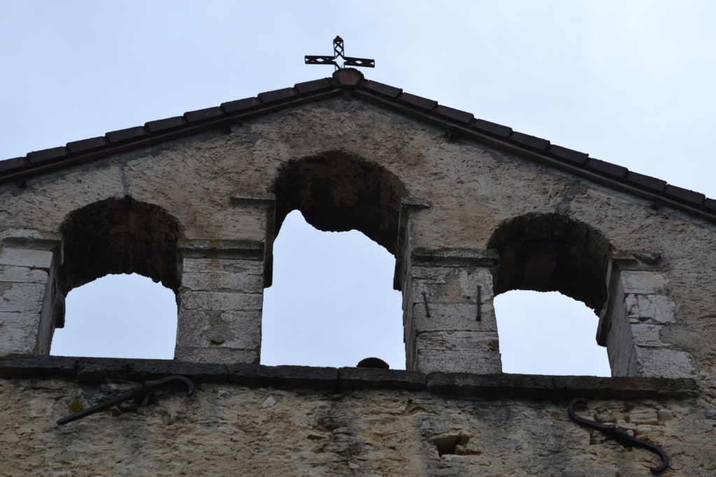 Saint-Martin. Clocher de l'église.